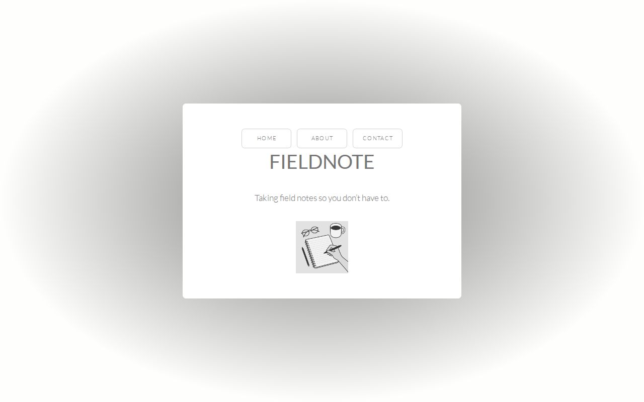 Fieldnote